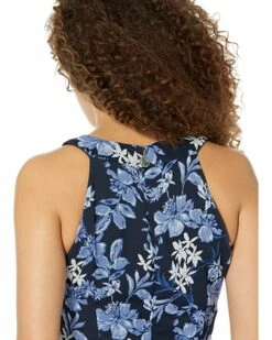 Best Sale ⌛ Tommy Hilfiger Dresses Sleeveless Sussex Floral Chiffon Halter Neck Belted Midi 😉 -Tommy Hilfiger Shop 81VGUBsRClL. AC SR736920