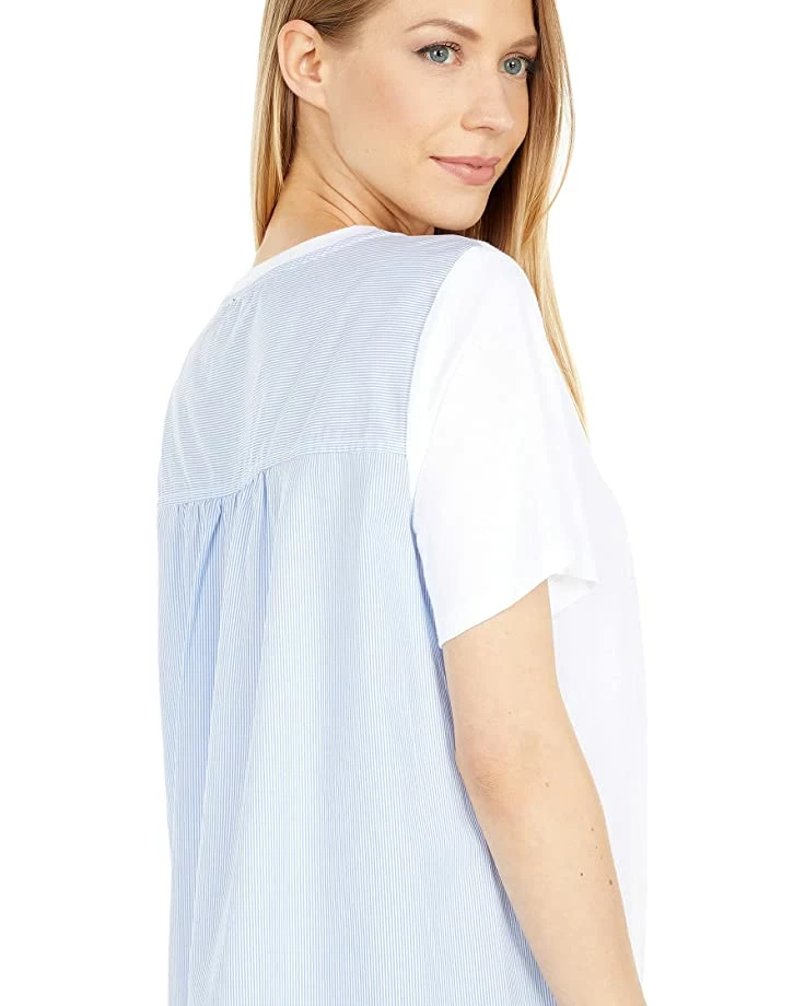 Brand new 🌟 Tommy Hilfiger Shirts & Tops Mixed Media Tee ✔️ 3 Brand new 🌟 Tommy Hilfiger Shirts & Tops Mixed Media Tee ✔️ - Image 3