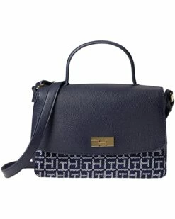Top 10 ❤️ Tommy Hilfiger Handbags Tiffany II - Convertible Flap Satchel - Square Monogram Jacquard with Pebble PVC 👍 -Tommy Hilfiger Shop 81WTVFm7oL. AC SR736920