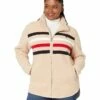 Cheap 🛒 Tommy Hilfiger Coats & Outerwear Stripe Sherpa Jacket 😍