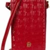 Coupon 🎁 Tommy Hilfiger Handbags Phone Crossbody with Gifting Hangtag Debossed Patent PVC ✔️