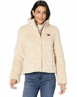 Best reviews of 🌟 Tommy Hilfiger Coats & Outerwear Embossed Faux Fur Puffer 😍