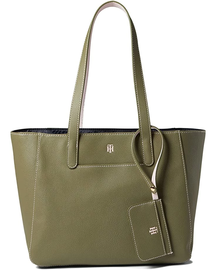Cheapest ❤️ Tommy Hilfiger Handbags Lynn II Tote w/ Pouch Pebble PVC 🔥 5 Cheapest ❤️ Tommy Hilfiger Handbags Lynn II Tote w/ Pouch Pebble PVC 🔥 - Image 5