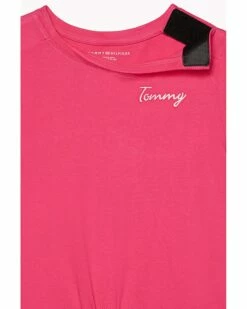 Best Sale ⌛ Tommy Hilfiger Adaptive Shirts & Tops Tie Front T-Shirt with Velcro Brand Closure At Shoulders (Little Kids/Big Kids) 🛒 -Tommy Hilfiger Shop 81cgzzdQ2uL. AC SR736920