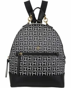 Deals ⭐ Tommy Hilfiger Backpacks Parker II Medium Dome Backpack - Square Monogram Jacquard ✨
