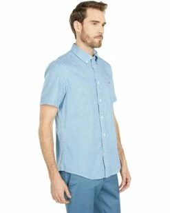 Budget 🧨 Tommy Hilfiger Adaptive Shirts & Tops Charles Magnetic Short Sleeve Button Shirt Custom Fit ✨ -Tommy Hilfiger Shop 81fqxDzxy5L. AC SR736920