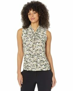 Outlet 👍 Tommy Hilfiger Shirts & Tops Floral Knot Neck Knit ❤️