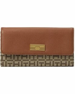 Promo 🥰 Tommy Hilfiger Wallets Tiffany II - Flap Accordian Wallet - Square Monogram Jacquard with Pebble PVC ✔️ -Tommy Hilfiger Shop 81kuFsQFDjL. AC SR736920