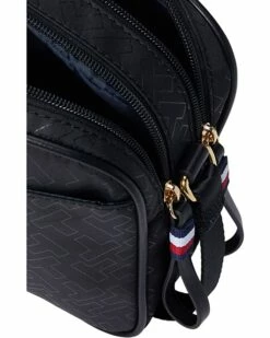 Top 10 ✔️ Tommy Hilfiger Handbags Cynthia II - Camera Crossbody - TH Bias Outline Matte Shine Nylon 🥰 -Tommy Hilfiger Shop 81np p44jL. AC SR736920