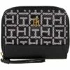 Buy ✨ Tommy Hilfiger Wallets Parker II Small Zip Wallet - Square Monogram Jacquard 😍