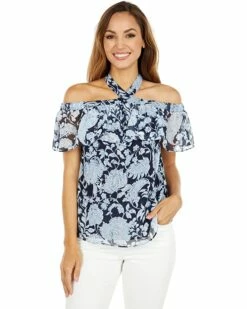 Promo ⌛ Tommy Hilfiger Shirts & Tops Floral Halter Top ✨