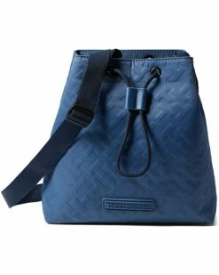 Promo 🎁 Tommy Hilfiger Handbags Jillian II-Bucket Satchel-TH Bias Embossed Nylon ❤️ -Tommy Hilfiger Shop 81sfez2ShWL. AC SR736920