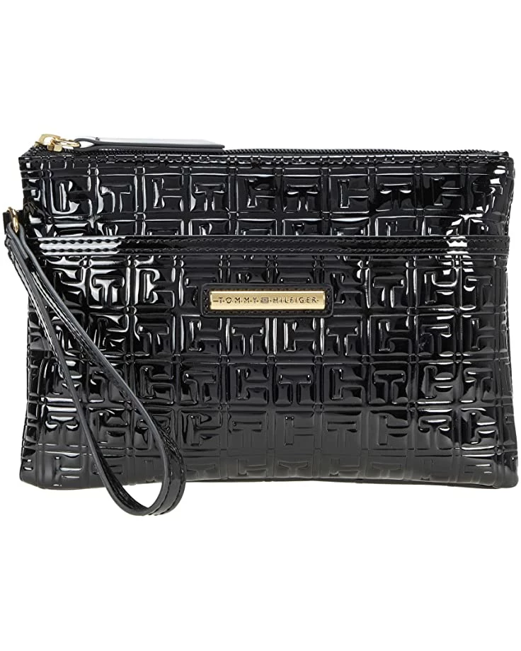 Hot Sale ๐ Tommy Hilfiger Handbags Large Wristlet with Gifting Hangtag Debossed Patent PVC ๐ฏ 1 Hot Sale ๐ Tommy Hilfiger Handbags Large Wristlet with Gifting Hangtag Debossed Patent PVC ๐ฏ