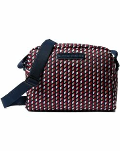 Flash Sale 😀 Tommy Hilfiger Handbags Jillian II-Crossbody-Angled Flag Printed Nylon ❤️