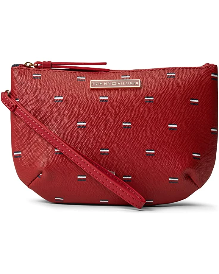 Cheapest ✨ Tommy Hilfiger Handbags Irene II Half-Moon Wristlet Corporate Critter Texture PVC ✨ 6 Cheapest ✨ Tommy Hilfiger Handbags Irene II Half-Moon Wristlet Corporate Critter Texture PVC ✨ - Image 6