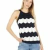 Wholesale 🎉 Tommy Hilfiger Sweaters Scallop Stripe Sleeveless Sweater 💯