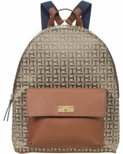 Cheapest ✨ Tommy Hilfiger Backpacks Tiffany II - Medium Dome Backpack - Square Monogram Jacquard w/ Pebble PVC 🤩 -Tommy Hilfiger Shop 81x1eERcRXL. AC SR736920