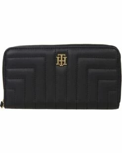 Best Sale 💯 Tommy Hilfiger Wallets Josie Slarge - Large Zip Wallet - Smooth Grain PVC 🥰