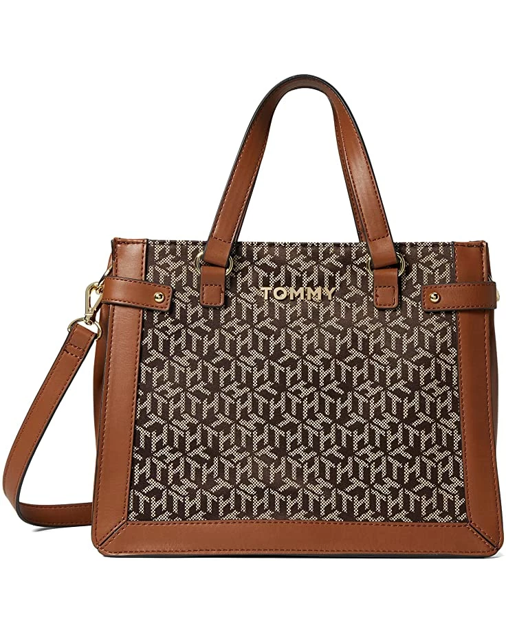 Brand new ✨ Tommy Hilfiger Handbags Lucia-Convertible Satchel-Cube Jacquard ✨ 1 Brand new ✨ Tommy Hilfiger Handbags Lucia-Convertible Satchel-Cube Jacquard ✨