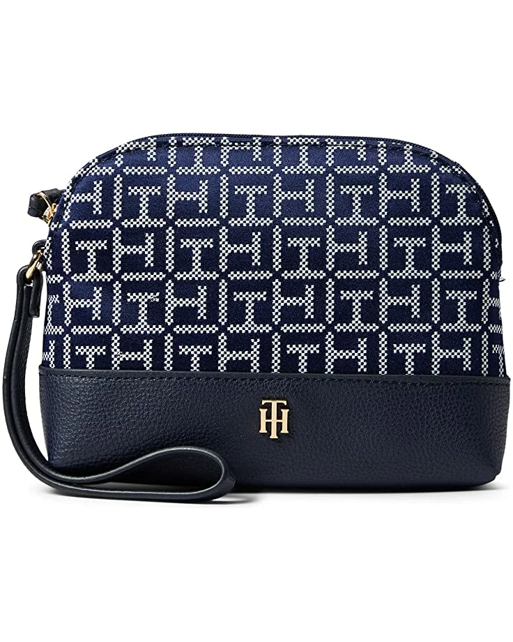 Promo ⌛ Tommy Hilfiger Handbags Lynn II Small Dome Wristlet Square Monogram Jacquard 💯 1 Promo ⌛ Tommy Hilfiger Handbags Lynn II Small Dome Wristlet Square Monogram Jacquard 💯