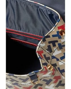 Buy 👍 Tommy Hilfiger Backpacks Lynn II Flap Backpack w/ Pouch Bias Multi Print PVC 🌟 -Tommy Hilfiger Shop 910f3UFLXEL. AC SR736920