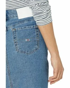 Wholesale 😉 Tommy Hilfiger Adaptive Skirts Scalloped Hem Denim Skirt with Magnetic Fly 👏 -Tommy Hilfiger Shop 9155GDTvWUS. AC SR736920 1