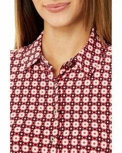 Wholesale 👍 Tommy Hilfiger Shirts & Tops Sleeveless Geo Collared Button Front Knit ❤️ -Tommy Hilfiger Shop 91GEKOlsRJL. AC SR736920