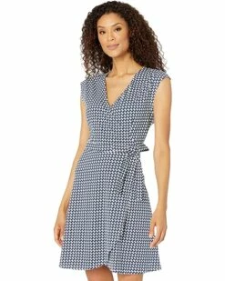 Outlet 🛒 Tommy Hilfiger Adaptive Dresses Madison Dolman Sleeve Wrap Dress w/ Snap and VELCRO® BRAND Closure 😍