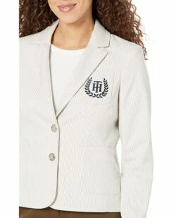 Best Sale ⌛ Tommy Hilfiger Coats & Outerwear Two-Button TH Creast Blazer 🔥 -Tommy Hilfiger Shop 91I2CNqeNkL. AC SR736920