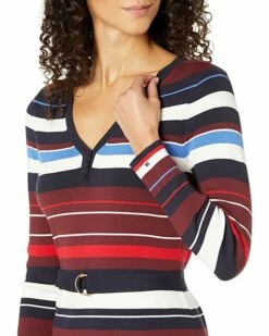 Best reviews of ✔️ Tommy Hilfiger Adaptive😉 Dresses Primrose Stripe Dress with Belt 😍 -Tommy Hilfiger Shop 91Nfab602EL. AC SR736920