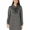 Best Pirce ❤️ Tommy Hilfiger Dresses Luex Knit Hoodie Dress 😉