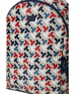 Coupon 🥰 Tommy Hilfiger Backpacks Erin II Medium Dome Backpack w/ Pouch Bias Multi Print Nylon 😉 -Tommy Hilfiger Shop 91PudxNglrL. AC SR736920