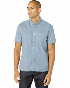 Wholesale 😀 Tommy Hilfiger Shirts & Tops Essentials Short Sleeve Button-Down Shirt in Custom Fit ✨