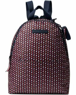 Best reviews of ⌛ Tommy Hilfiger Backpacks Jillian II-Medium Dome Backpack w/ Pouch-Angled Flag Printed Nylon ⭐