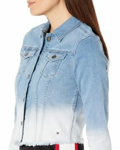 Cheap ❤️ Tommy Hilfiger Coats & Outerwear Dip-Dye Denim Jacket 😉 -Tommy Hilfiger Shop 91pHYHAZBL. AC SR736920