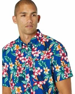 Deals ❤️ Tommy Hilfiger Shirts & Tops Linen Short Sleeve Button-Down Shirt in Custom Fit 😉 -Tommy Hilfiger Shop 91t3iJsSf6S. AC SR736920