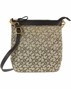 Wholesale 😉 Tommy Hilfiger Handbags Estella II-North/South Crossbody-Geometric Jacquard 💯 -Tommy Hilfiger Shop 91u6bSnsZHS. AC SR736920