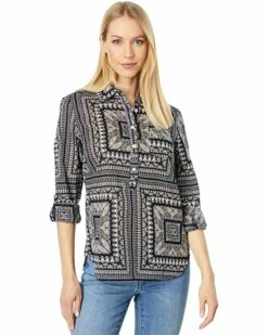 Discount 🛒 Tommy Hilfiger Shirts & Tops Bandana Button Popover Blouse 🎁